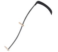 Ordellia Faux avec Pierre d’affûtage 145 cm pour Jardinage Solide Lame en Acier Durable pour Coupe Efficace Herbe Mauvaises Herbes récoltes Outil Polyvalent