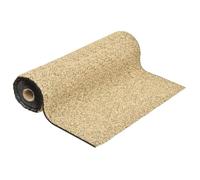 Ordellia Feuille de pierre naturelle sable 250 x 100 cm en polypropylène non-tissé avec colle imperméable, accessoire de bassin comme couverture pour ruisseau dans le jardin et les jeux d'eau