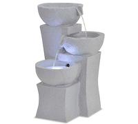 Ordellia Fontaine d'intérieur avec Lampe LED en polyrésine, Cascade Zen pour décoration Maison, Bassin Relaxant, Effet Lumineux pour Salon, terrasse ou Patio