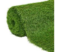 Ordellia Gazon artificiel vert 1 x 5 m avec poils de 30 mm, résistant aux UV, sans entretien, fibres souples PP et polyéthylène, pour balcon, terrasse, jardin, aire de jeux et zones décoratives