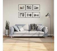 Ordellia HUARTE Tapis à poils courts doux et lavable, couleur sable, 100 x 200 cm, antidérapant, facile d'entretien, pour salon, chambre à coucher, couloir, avec chauffage au sol, moderne et