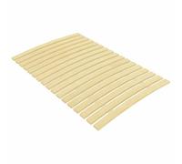 Ordellia Latte de Rechange sommier en Bois de peuplier Massif 80 x 200 cm avec 17 Lattes élastiques Pliables pour lit Plateforme Chambre, Support Durable Matelas