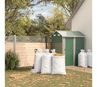 Ordellia Lot de 100 sacs tissés en polypropylène blanc, 65 x 115 cm, résistants aux intempéries, capacité de charge de 15 kg, pour le stockage, la commission, la logistique et l'ordre en extérieur