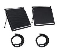 Ordellia Lot de 2 collecteurs solaires de piscine - 150 x 75 cm - Chauffage de piscine - Chauffage solaire - Panneau solaire - Tapis chauffant en aluminium polyéthylène pour piscine hors sol, système
