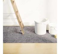 Ordellia Lot de 2 films de protection de sol antidérapants - 50 m - 220 g/m² - Gris - Film de protection de sol pour parquet, stratifié, carrelage, tapis - Imperméable - Rouleau pour rénovation et
