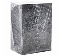 Ordellia Lot de 2 films étirables transparents - 17 μm - 50 cm x 150 m - En polyéthylène - Pour expédition, stockage, transport, carton, protection des marchandises lors du déménagement et
