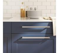 Ordellia Lot de 20 poignées de meuble - En acier inoxydable brossé - 320 mm - Pour armoire, cuisine, salle de bain, penderie, commode, buffet - Argenté