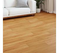 Ordellia Lot de 5 sols stratifiés - Marron châtaignier chaud - 101 x 20 x 0,8 cm - En bois avec aspect bois réaliste - Système de clic sans colle - Pour salon, chambre à coucher et couloir