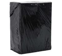 Ordellia Lot de 6 films étirables - Noir - 30 μm - 50 cm x 150 m - En polyéthylène - Pour emballage - Emballage - Carton - Transport avec adhérence indéchirable