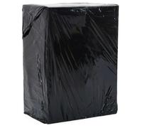 Ordellia Lot de 6 films étirables noirs 23 μm 50 cm x 150 m en polyéthylène, matériau d'emballage pour le stockage, le transport, les besoins d'expédition pour le carton et le déménagement, protection