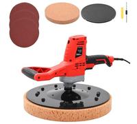 Ordellia Machine de lissage de plâtre 710 W pour le travail du béton, 110 tr/min, nivellement et polissage avec disques abrasifs, kit de disques abrasifs 39 x 33 cm
