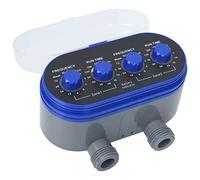 Ordellia Minuterie d’Eau à Sortie Double avec vannes à Bille pour Jardin, Irrigation Automatique, Commande Secteur, Robinet Compatible, économie d’Eau