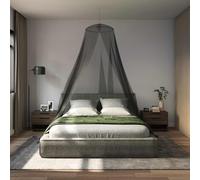 Ordellia Moustiquaire de lit Anti-Insectes 156 Mesh Noir ⌀56 x 220 cm légère Respirante pour intérieur, Camping, Voyage, hamac ou terrasse avec Ouverture Pratique et Installation Facile
