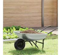 Ordellia Pelle de rechange pour brouette, argenté, acier, 80 x 60 x 25 cm, pour brouette de jardin, brouette de transport, brouette à main, brouette basculante et diable, pour jardinage et utilisation