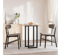 Ordellia Pieds de Table à Cadre en O en Acier Noir, Support Robuste, Support de Meuble, idéal pour Table à Manger ou Table Basse, Dimensions 40x40x73 cm, Facile à Installer