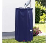 Ordellia Réservoir d'eau Pliable de 100 L en PVC avec Robinet, idéal pour Jardin, Potager, Serre et terrasse, équipé de tuyaux, raccords, programmateur, Pompe, goutteur, gicleur, arrosage Automatique