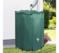 Ordellia Réservoir Pliable d'eau de Pluie avec Robinet 1000 L en PVC Durable, Facile à Plier pour Stockage, idéal pour arrosage de Jardin, Serre ou pelouse, avec Filtre et raccord