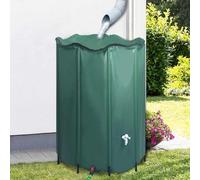 Ordellia Réservoir Pliable d'eau de Pluie de 1250 L avec Robinet, système d'irrigation, raccord, Pistolet, Tuyau, asperseur, gicleur, pour Jardin, Potager, terrasse, Serre, économie d'eau