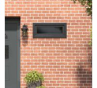 Ordellia RISOR Fenêtre de cave 90 x 40 cm, en PVC et verre, anthracite, fenêtre pivotante avec verre isolant, cadre et joint pour cave, rénovation, isolation et ventilation en intérieur
