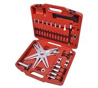 Ordellia SAC Kit d'outils d'embrayage pour montage et démontage, 3 et 4 trous, 47 x 41,5 x 11 cm, boîte moulée par soufflage, pour atelier, garage, voiture, réparation et entretien