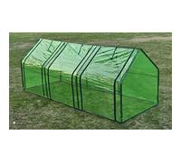 Ordellia Serre avec 3 portes, serre tunnel en film, maison à tomates 240 x 90 x 90 cm, serre pour culture et hivernage, protection contre le gel pour jardin, balcon, terrasse, parterre
