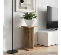 Ordellia Support de Plante en Bois d'Ingénierie Chêne Artisanal 25 x 25,5 x 40,5 cm pour Intérieur Balcon, Terrasse, Jardin, Support de Tuteur, Arceau, Cage, Fixation, Croissance, Soutien