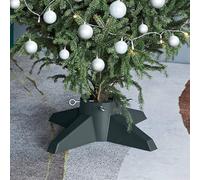 Ordellia Support de Sapin de Noël Vert Robuste 55,5x55,5x15 cm avec réservoir d'eau pour Arbres naturels et artificiels jusqu'à 2,1 m Maintien Stable pour Maison Jardin intérieur extérieur