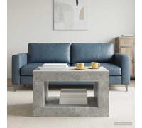 Ordellia Table Basse appoint Gris béton Design Moderne Gain Place pour Salon séjour Chambre Bureau Meuble Console Plateau Robuste intérieur Style scandinave Vintage 80,5 x 50 x 50 cm