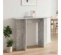 Ordellia Table console gris béton en bois 100 x 30 x 75 cm, table murale plate pour entrée, couloir et salon, comme étagère pour la décoration, les clés, le courrier et les livres