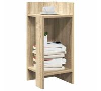 Ordellia Table d’appoint chêne Sonoma en Bois d’ingénierie 25,5 x 27 x 60 cm, 2 étagères Ouvertes, pour Salon Chambre Bureau, Rangement Stable et présentoir