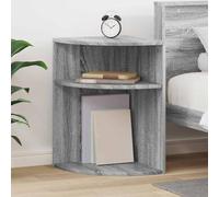 Ordellia Table d appoint Gris Sonoma en Bois d ingénierie 39,7 x 39,7 x 60 cm guéridon Console Rangement pour Salon Chambre entrée Chevet (1 pièce)