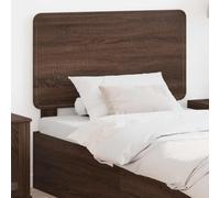 Ordellia Tête de lit chêne Brun en Bois d’ingénierie 78 x 100 cm rectangulaire dosseret Mural pour Chambre Adulte, Installation Simple, Surface Lavable