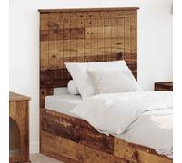 Ordellia Tête de lit en Bois Ancien 78 x 7 x 100 cm, dosseret Mural en Bois d ingénierie pour Chambre Adulte, Support de Lecture, Installation avec Fixation