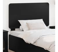 Ordellia Tête de lit en chêne Noir en Bois d’ingénierie rectangulaire 93 x 3 x 100 cm dosseret pour Chambre, Installation avec Support Fixation et Entretien Facile