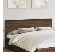 Ordellia Tête de lit rectangulaire chêne Brun en Bois d’ingénierie 183 x 90 cm, Panneau dosseret pour Chambre, Finition laminée, Support Mural intérieur, Installation avec Fixation