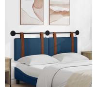 Ordellia Tête de lit Suspendue avec lumière LED Bleue, PU Antique, 150 x 55 x 5 cm, Panneau capitonné, Montage Mural pour Chambre Adulte, Support rembourré Confortable