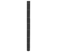 Ordellia Toile anti-mauvaises herbes noire 1,5 x 200 m en polypropylène, non-tissé de jardin et non-tissé de sol pour parterre surélevée, terrasse, chemin et gravier, 100 g/m² avec bandes vertes pour