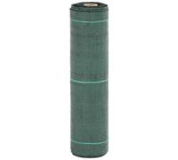 Ordellia Toile anti-mauvaises herbes verte 0,5 x 200 m en polypropylène, non-tissé de jardin et non-tissé de sol avec bandes de 20 cm, non-tissé de paillage pour parterres surélevés, terrasse, chemins