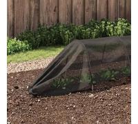 Ordellia Tunnel en Filet Noir 300x50x48,5 cm Acier et polyéthylène pour Protection Plantes, Drainage, humidité, Jardin Potager, Taille Robuste