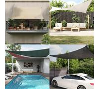 Ordellia Voile d'ombrage carré 2,5x2,5 m Terre Cuite 160 g/m² PEHD avec Fixation Acier Inoxydable, Protection UV 90%, résistant aux intempéries pour Jardin terrasse Balcon extérieur Patio