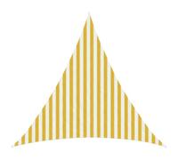 Ordellia Voile d'ombre Triangulaire 3 x 3 x 3 m HDPE avec Fixations Acier Inoxydable, Protection UV 90%, ventilée et résistante pour terrasse Jardin Balcon extérieur Patio