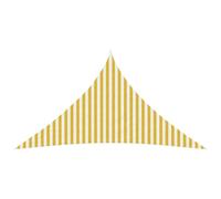 Ordellia Voile d'ombre Triangulaire HDPE 5 x 5 x 5 m avec Fixations Acier Inoxydable Protection UV 90% pour Jardin terrasse Balcon extérieur Patio