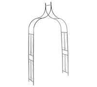 Ordellia Voûte de Jardin Vert foncé 142x37x275 cm Fer, Structure Support pour Plantes grimpantes, pergola extérieur pour terrasse et Patio, Robuste et résistante aux intempéries