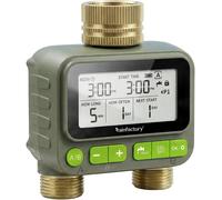 Ordinateur d'arrosage 2 sorties - contrôleur d'irrigation automatique pour jardin