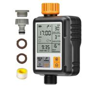 Ordinateur d'arrosage avec une sortie, écran LCD, programmateur d'arrosage automatique pour jardin, balcon ou serre