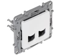 Ordinateur double prise 2x RJ45 cat. 6 UTP NILOE 764574