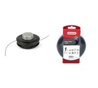 Oregon 539137 Tête de Coupe Universelle sans boulons, Tap and Go, 130 mm & 110986E Fil de Coupe en étoile Nylium, 3,0 mm, 15 m