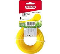 Oregon - 69-380-Y - Yellow Round Strimmer Line/Wire for Grass Trimmers and Brushcutters, 2.7 mm x 15 m