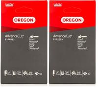 Oregon 91PX053E AdvanceCut Chaîne de Tronçonneuse pour Guide-Chaîne de 14" (35 cm), 53 Maillons d'Entraînement, Compatibles avec cho, Solo, Sterwin et autres (Lot de 2)