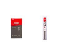 Oregon AdvanceCut 91PX Chaîne de tronçonneuse pour équiper les Tronçonneuses 45 cm Bosch, 62 Maillons Entraineurs & Q70509C Pack de 3 Limes rondes 4,0 mm